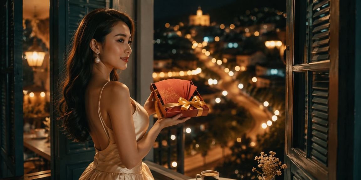Người dùng tại Đà Lạt nhận thưởng đỏ và thưởng thức cà phê trong khi chơi game online