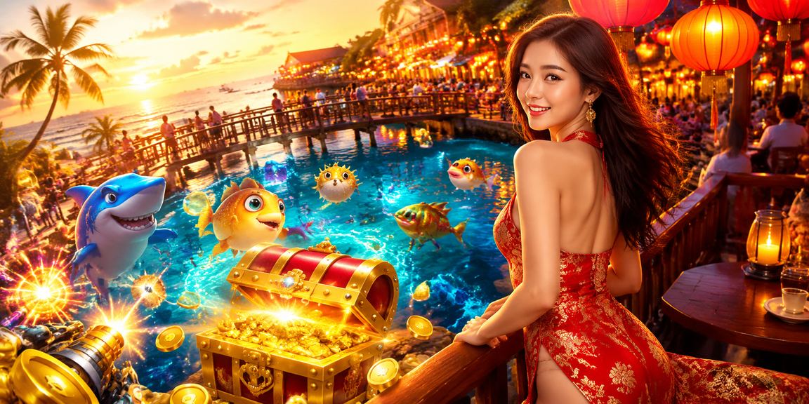 Phố cổ Hội An về đêm kết hợp trò chơi bắn cá trực tuyến và trải nghiệm giải trí Việt Nam